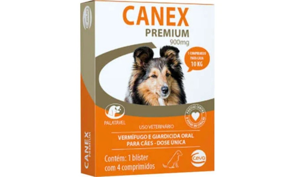 Vermífugo Canex Premium até 10kg