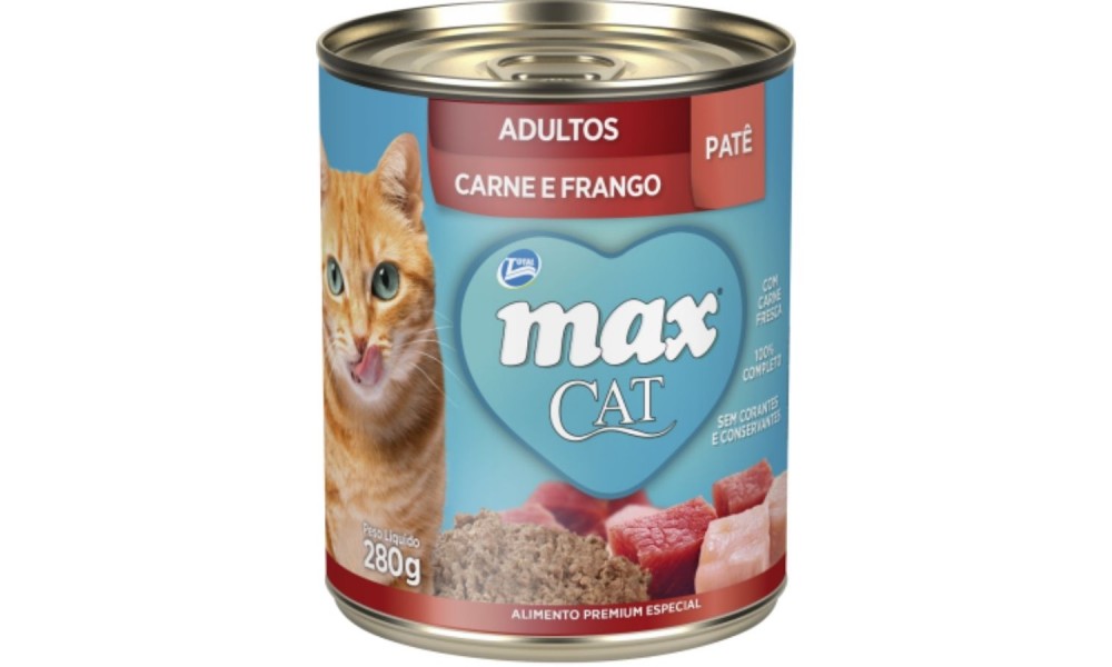 Max Lata Gato Carne E Frango 280g