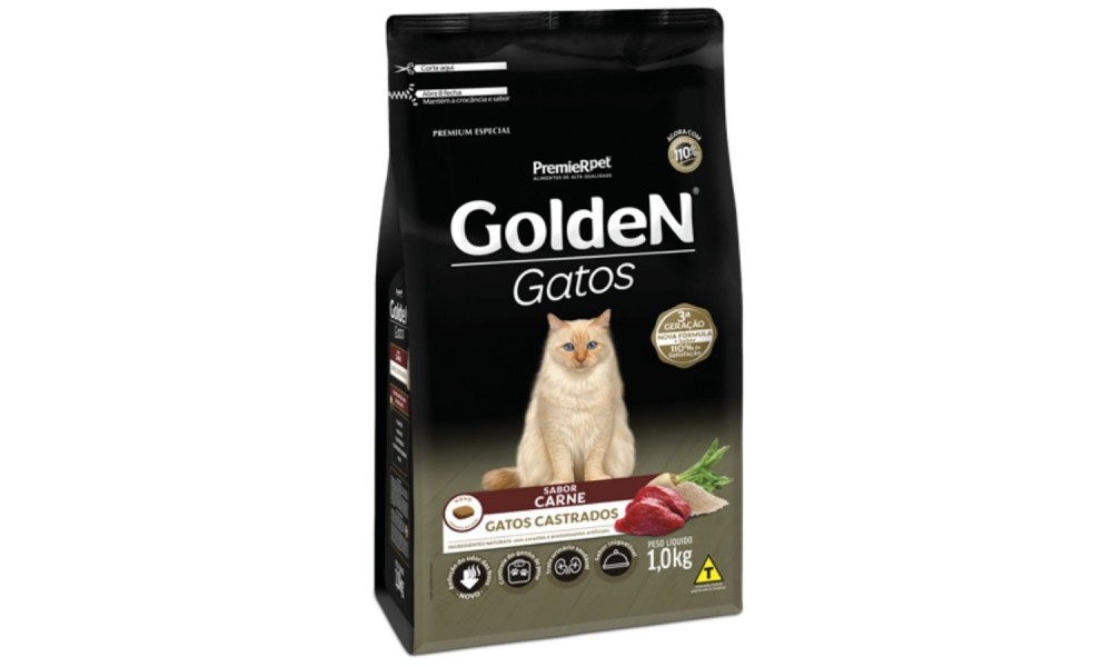 Golden Gato Castrado Carne 10,1kg