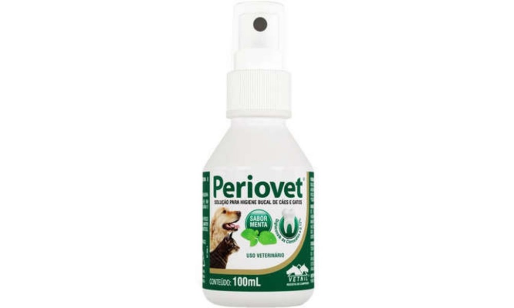 Solução Para Higiene Bucal Em Spray Periovet 100ml