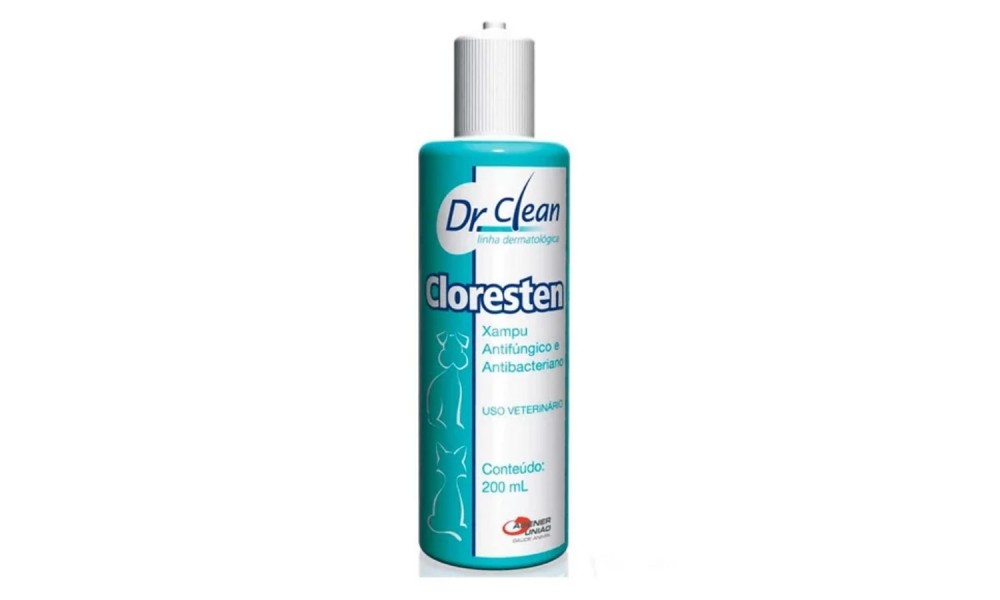 Shampoo Antibacteriano Dr.clean Cloresten 200ml