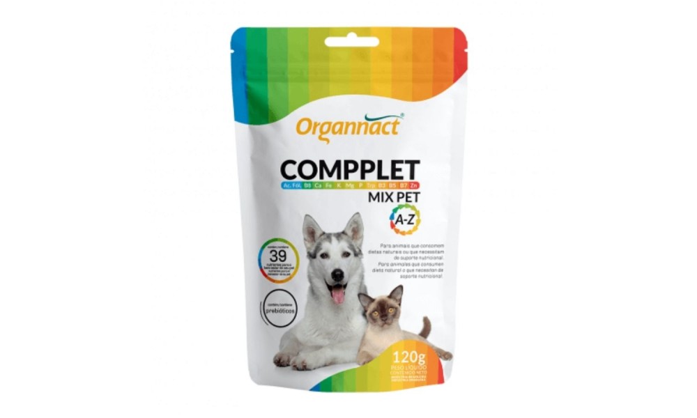 Suplemento Vitamínico Compplet Mix Pet A-z 120gr