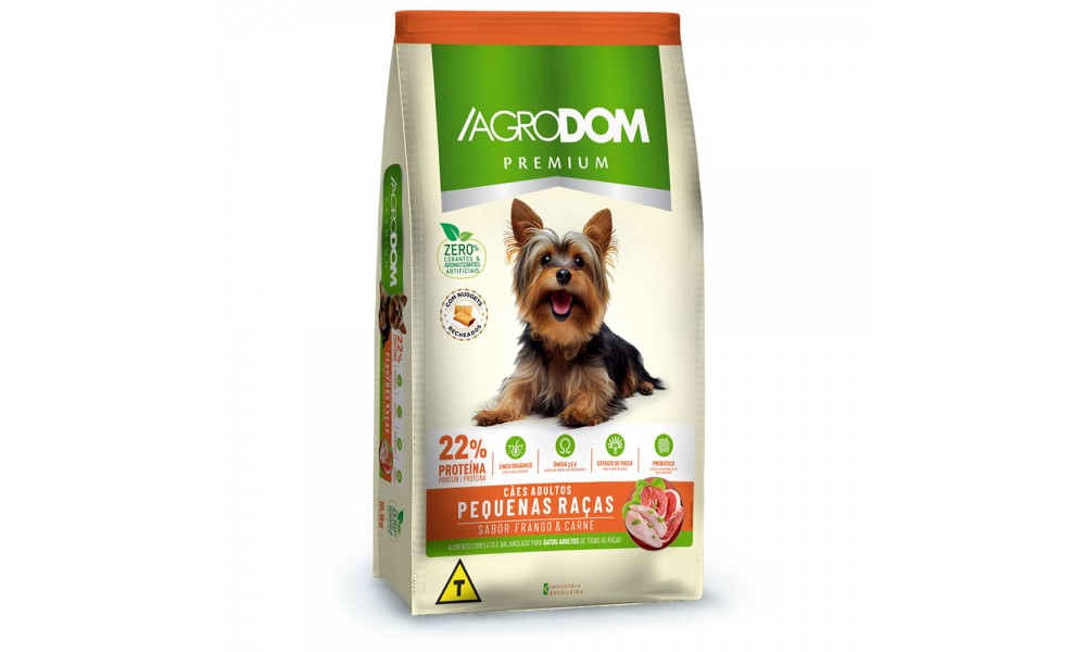 Ração Agrodom Premium Nuggets 5kg Cães Adultos Pequenas Raças